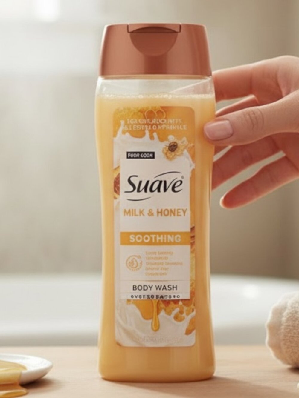 S4: Suave Milk & Honey Body Wash (18 fl oz)